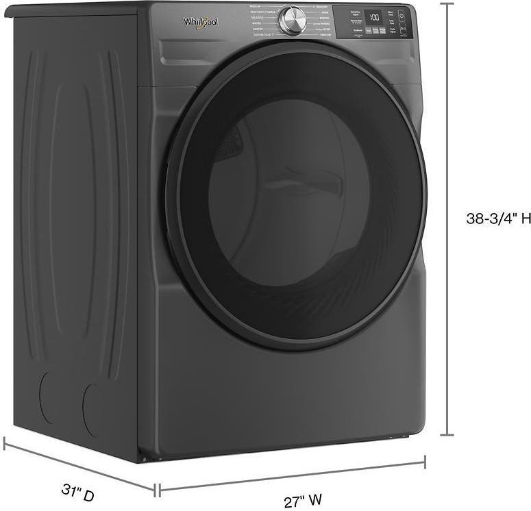 Whirlpool WED5720RU Volcano Black