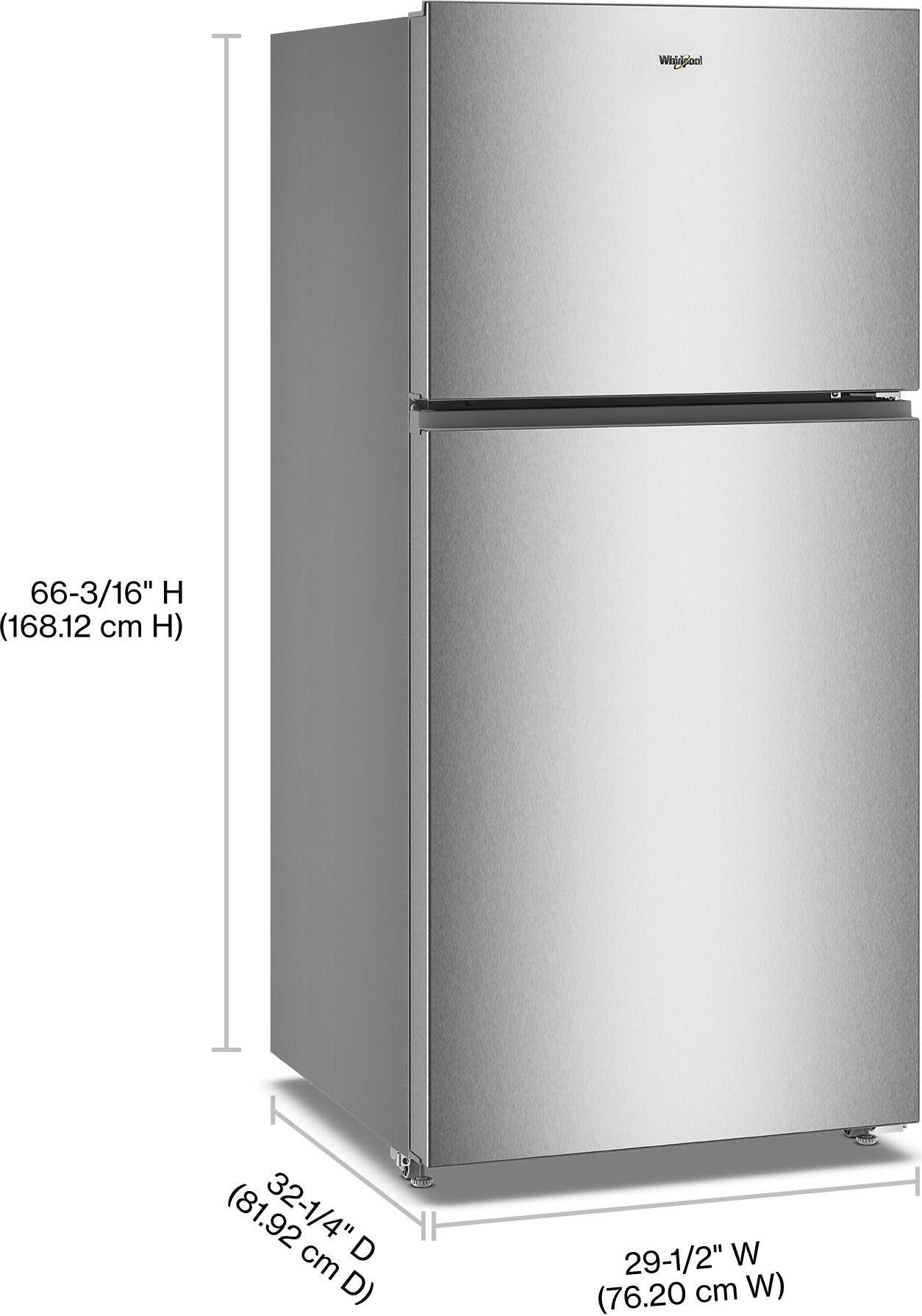 Whirlpool WRTX3119SZ Fingerprint Resistant Stainless Finish