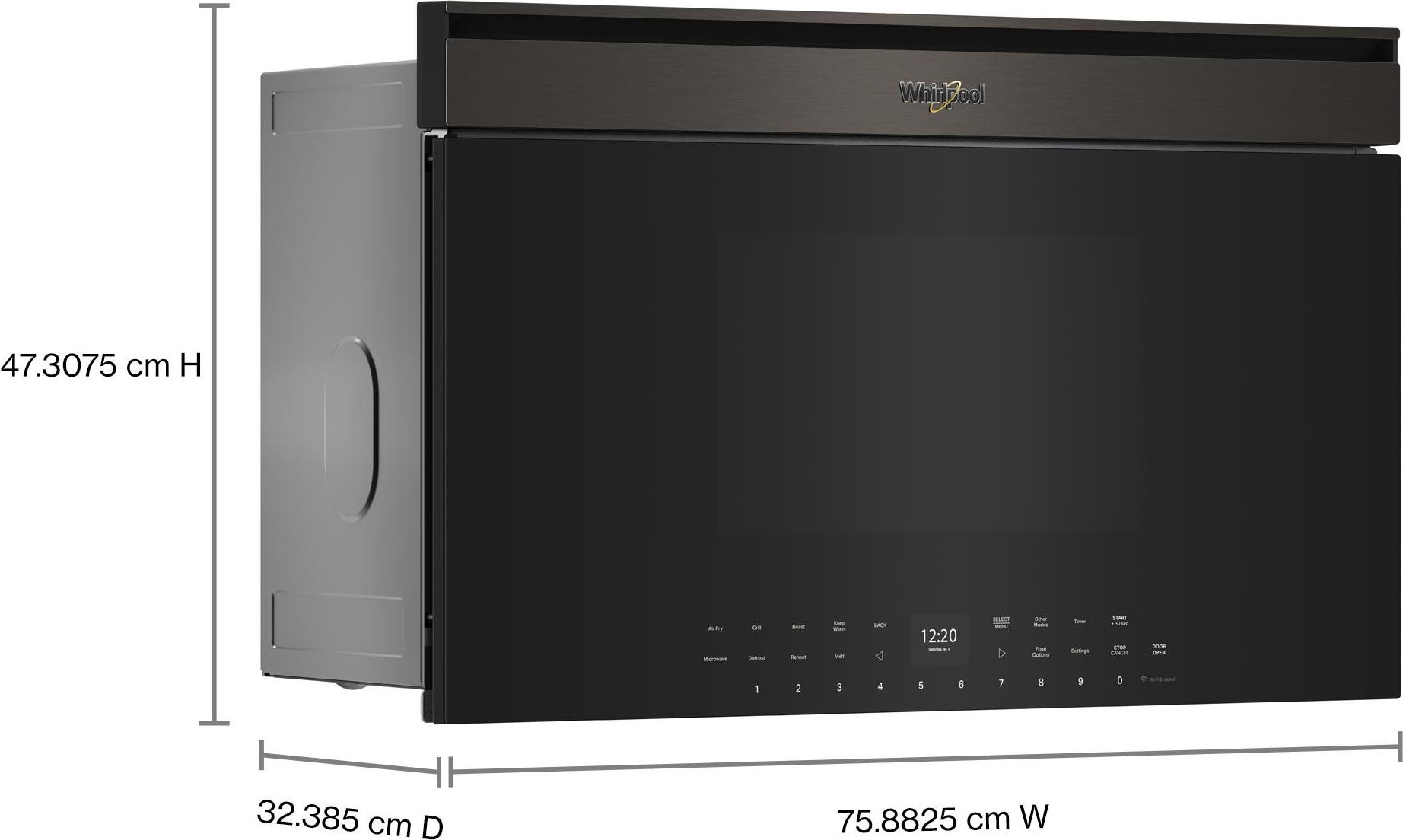 Whirlpool WMBT7030SV Black Stainless Finish