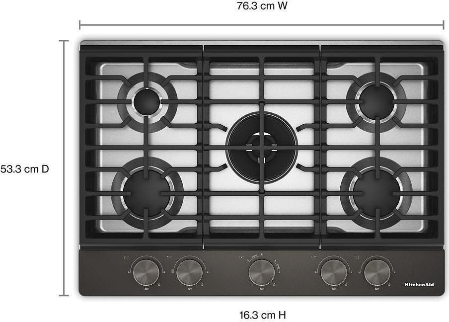 KitchenAid KCGK730SBE Black Ore