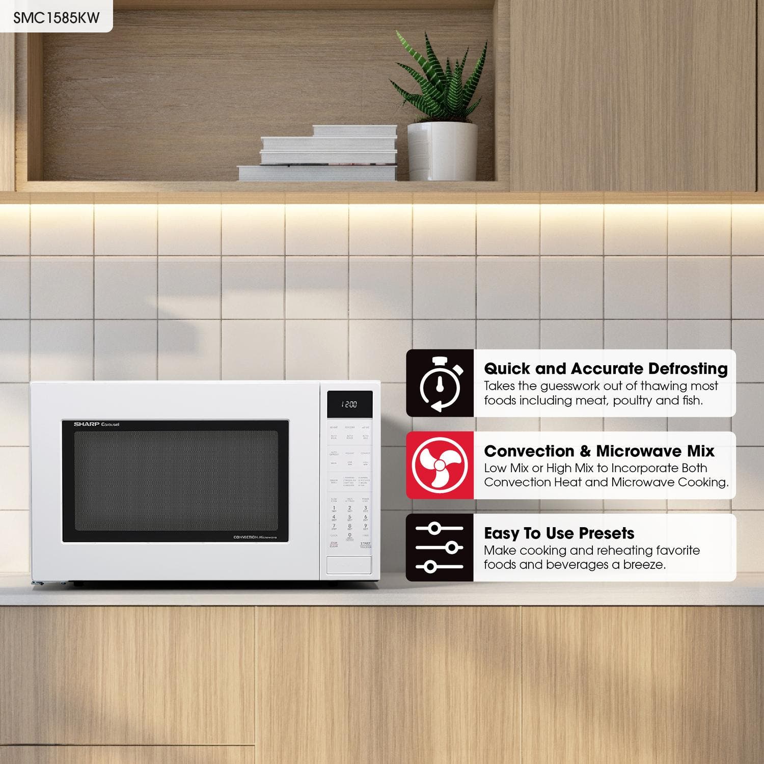 Sharp SMC1585KW White
