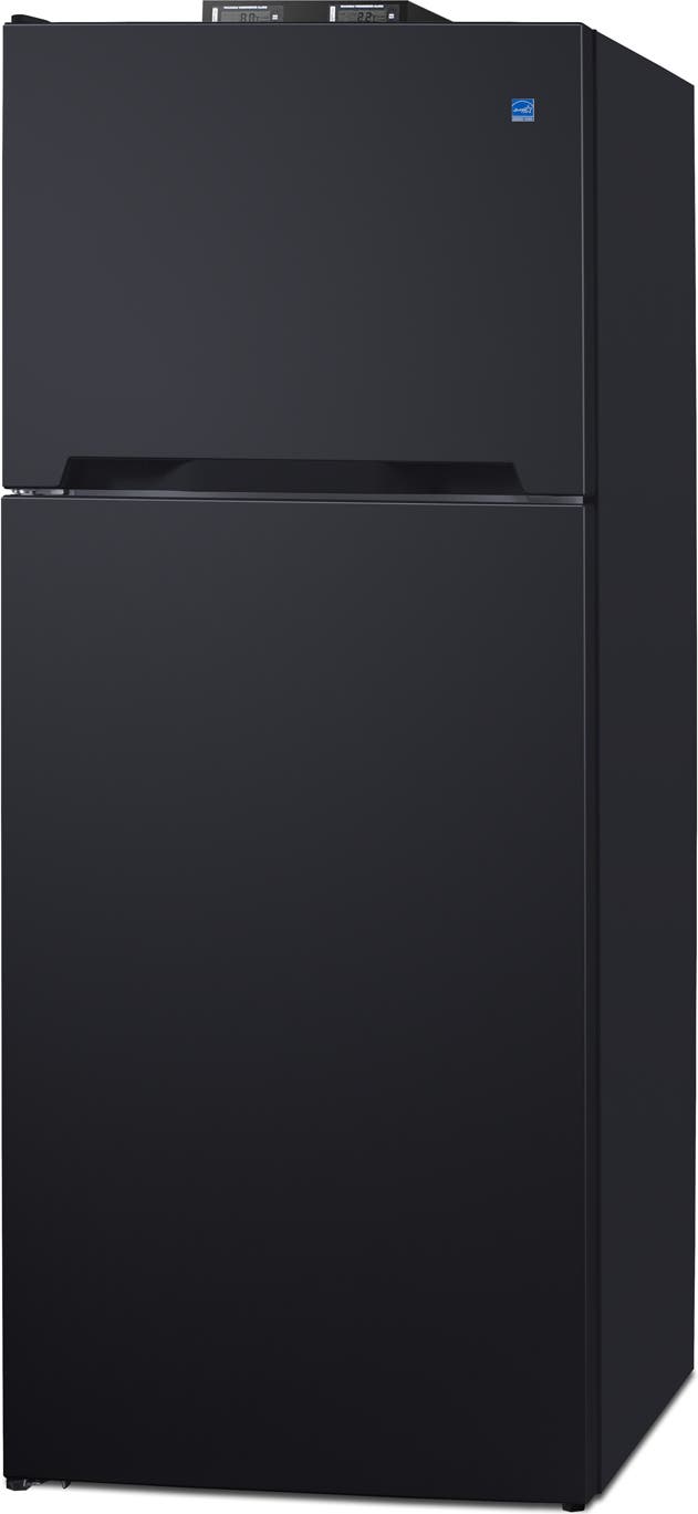 Summit BKRF152BLHD Black, Left Hinge