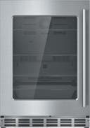 24 Inch Built-In Undercounter Refrigerator with 4.9 cu. ft. Total Capacity, SoftClose® Door, and Adjustable Glass Shelves