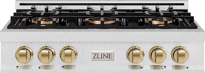 Satin Stainless Steel And Champagne Bronze Accents
