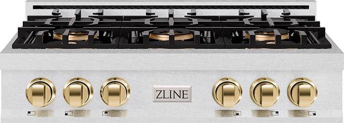Satin Stainless Steel And Polished Gold Accents