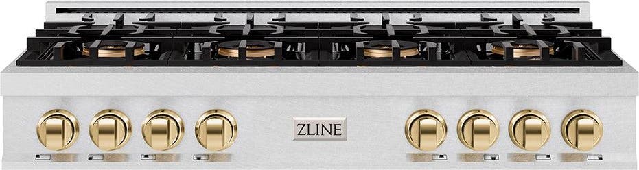 Satin Stainless Steel And Polished Gold Accents
