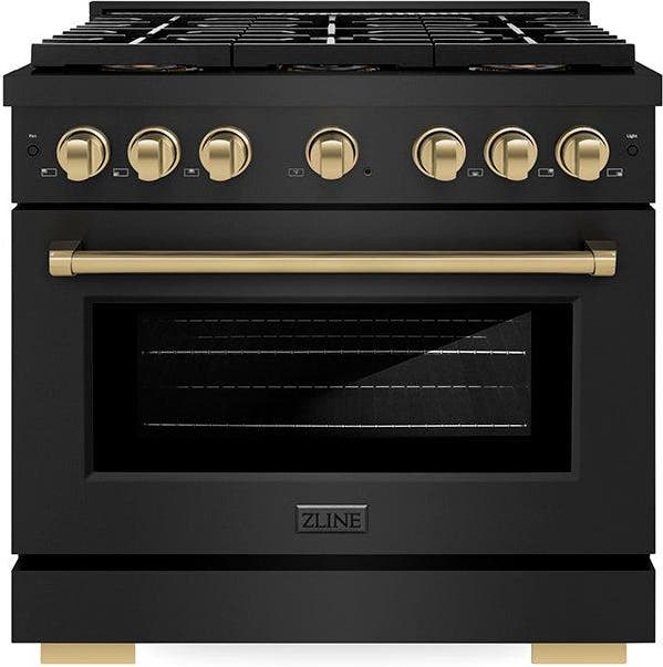 Black Stainless Steel And Champagne Bronze Accents