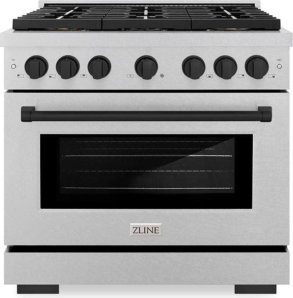 Satin Stainless Steel And Matte Black Accents