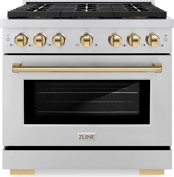 Stainless Steel And Polished Gold Accents
