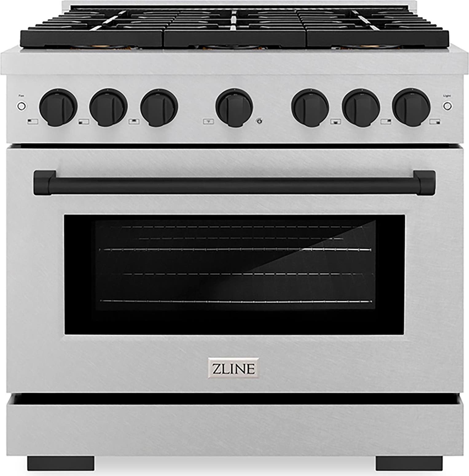 Satin Stainless Steel And Matte Black Accents