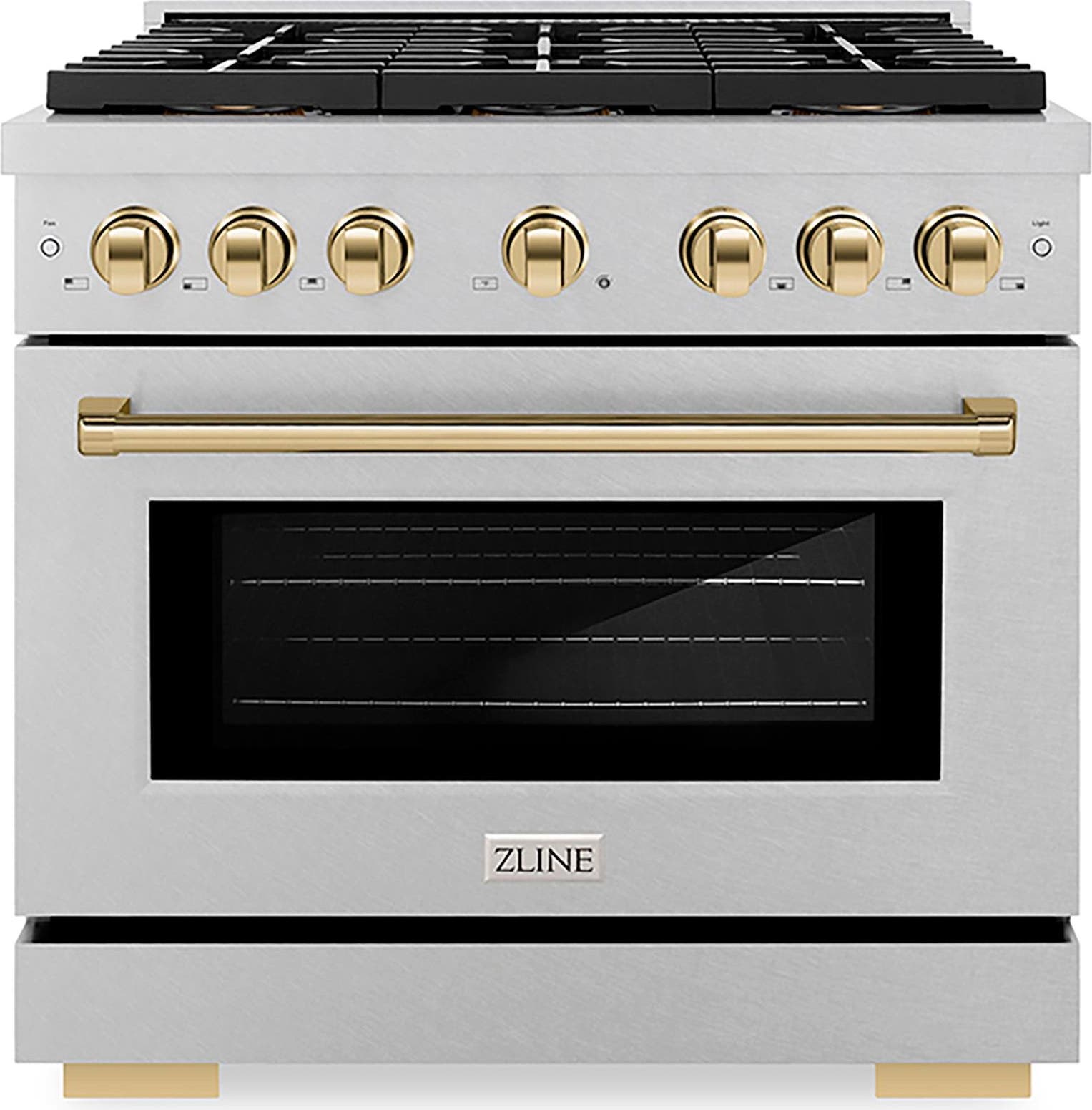 Satin Stainless Steel And Polished Gold Accents
