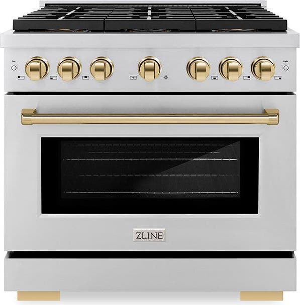 Stainless Steel And Polished Gold Accents
