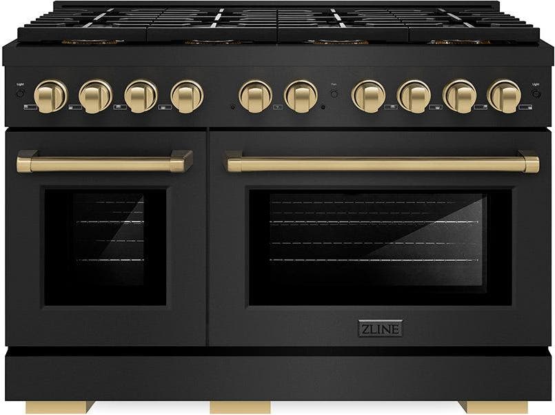 Black Stainless Steel And Champagne Bronze Accents