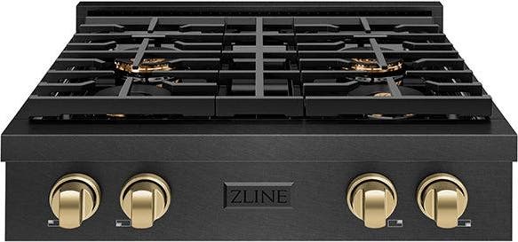 Black Satin Stainless Steel And Champagne Bronze Accents