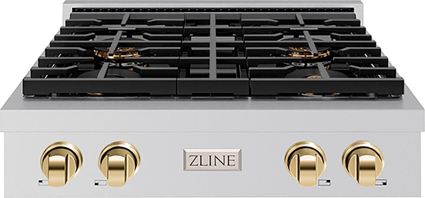 Stainless Steel And Polished Gold Accents