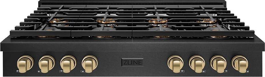 Black Satin Stainless Steel And Champagne Bronze Accents