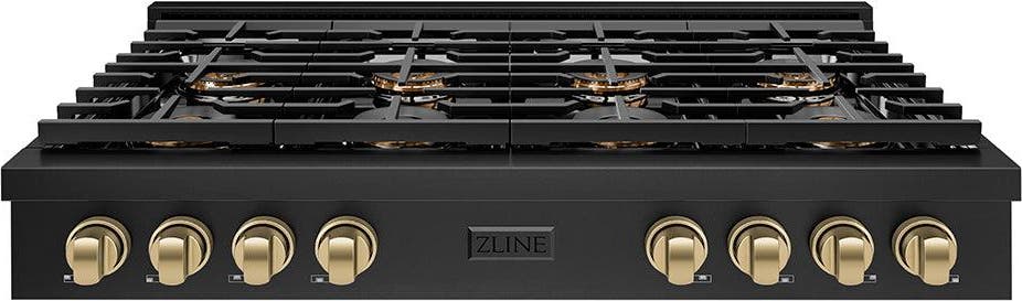 Black Stainless Steel And Champagne Bronze Accents