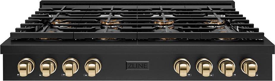 Black Stainless Steel And Polished Gold Accents
