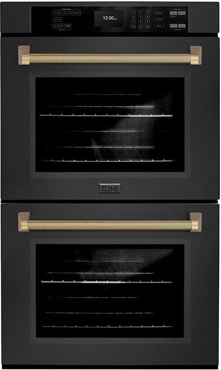 Black Stainless Steel With Champagne Bronze Helix Handles