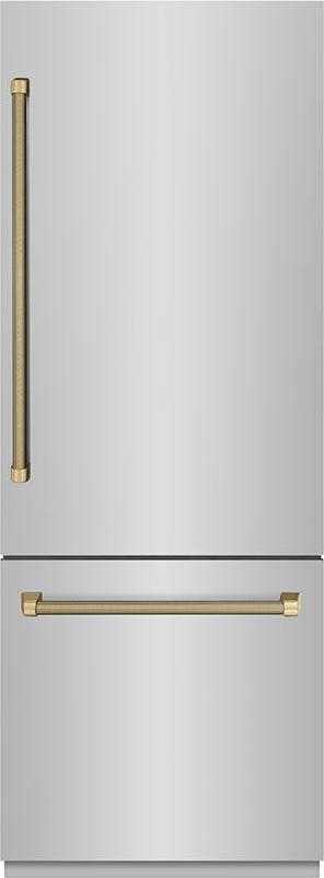 Zline GRBIVZ30430KCB Stainless Steel With Graphite Gray Interior And Ch...