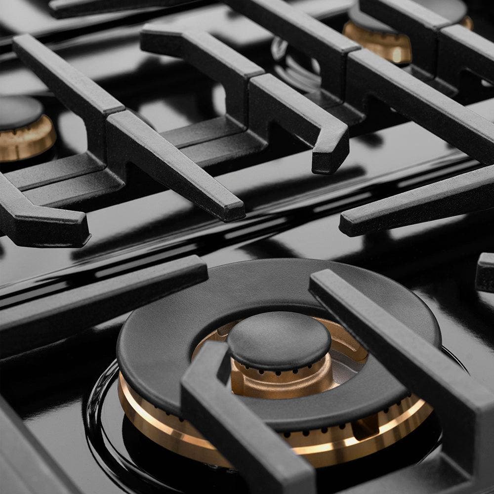 Zline SRTBSZ36MBCB Black Satin Stainless Steel With Matte Black And C...