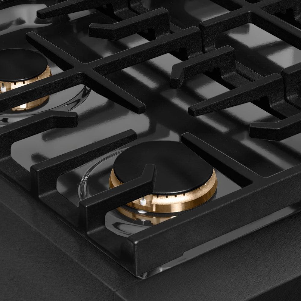 Zline SRTBSBR30 Black Satin Stainless Steel
