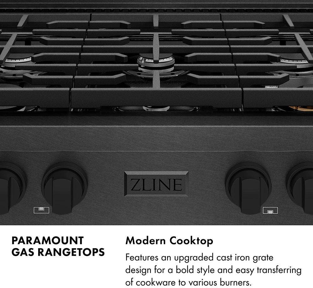 Zline SRTBS36 Black Satin Stainless Steel