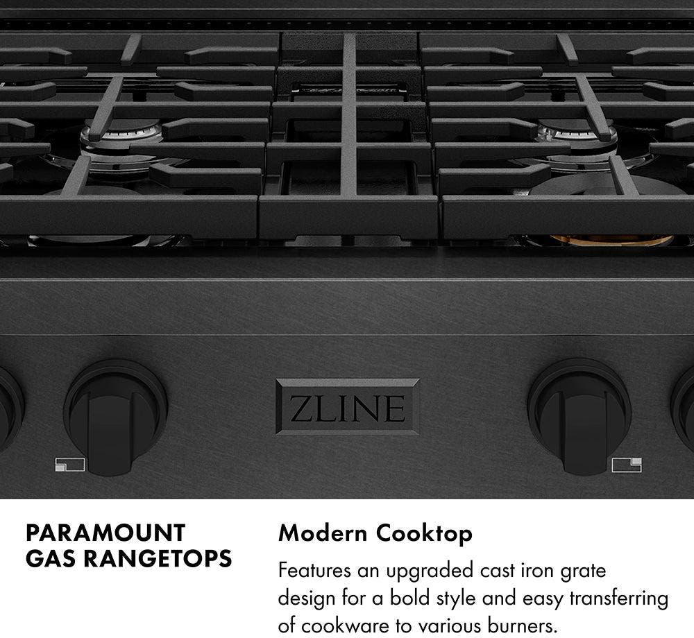 Zline SRTBS30 Black Satin Stainless Steel