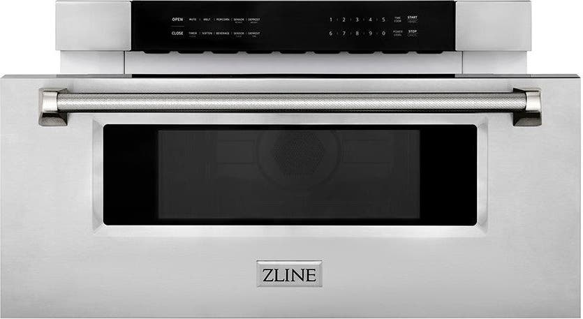 Zline MWDZ30KPN Stainless Steel And Polished Nickel Helix Handle