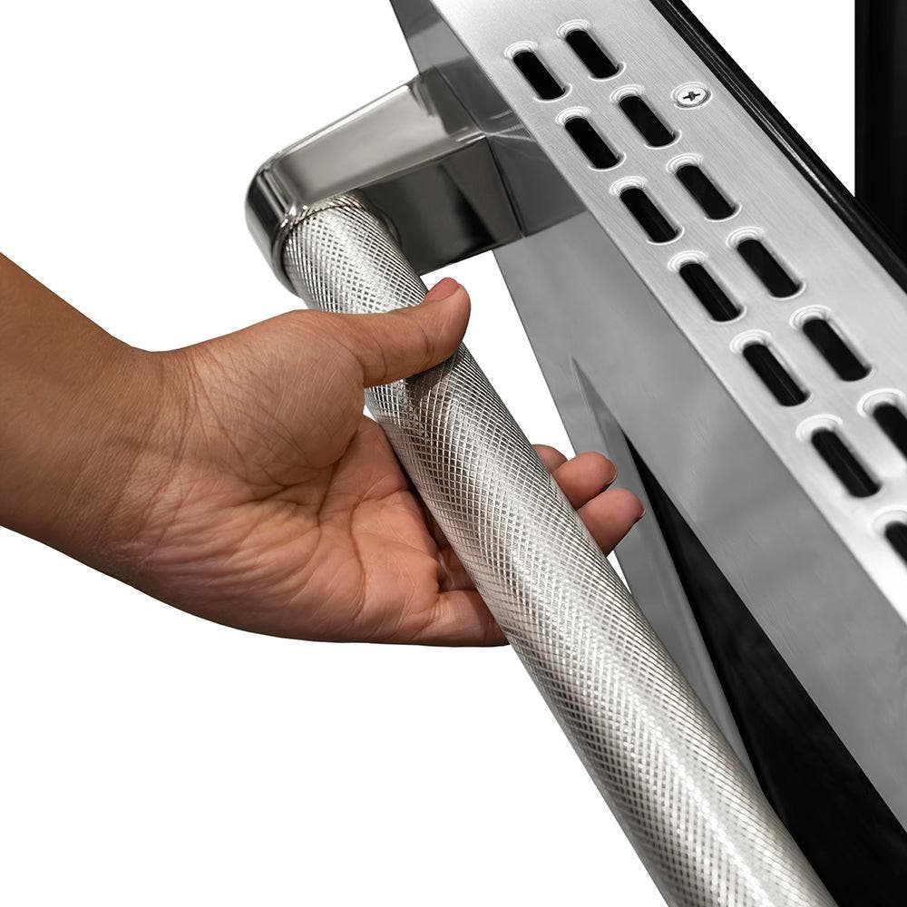 Zline SGRZ36KPN Stainless Steel With Polished Nickel Helix Handle ...