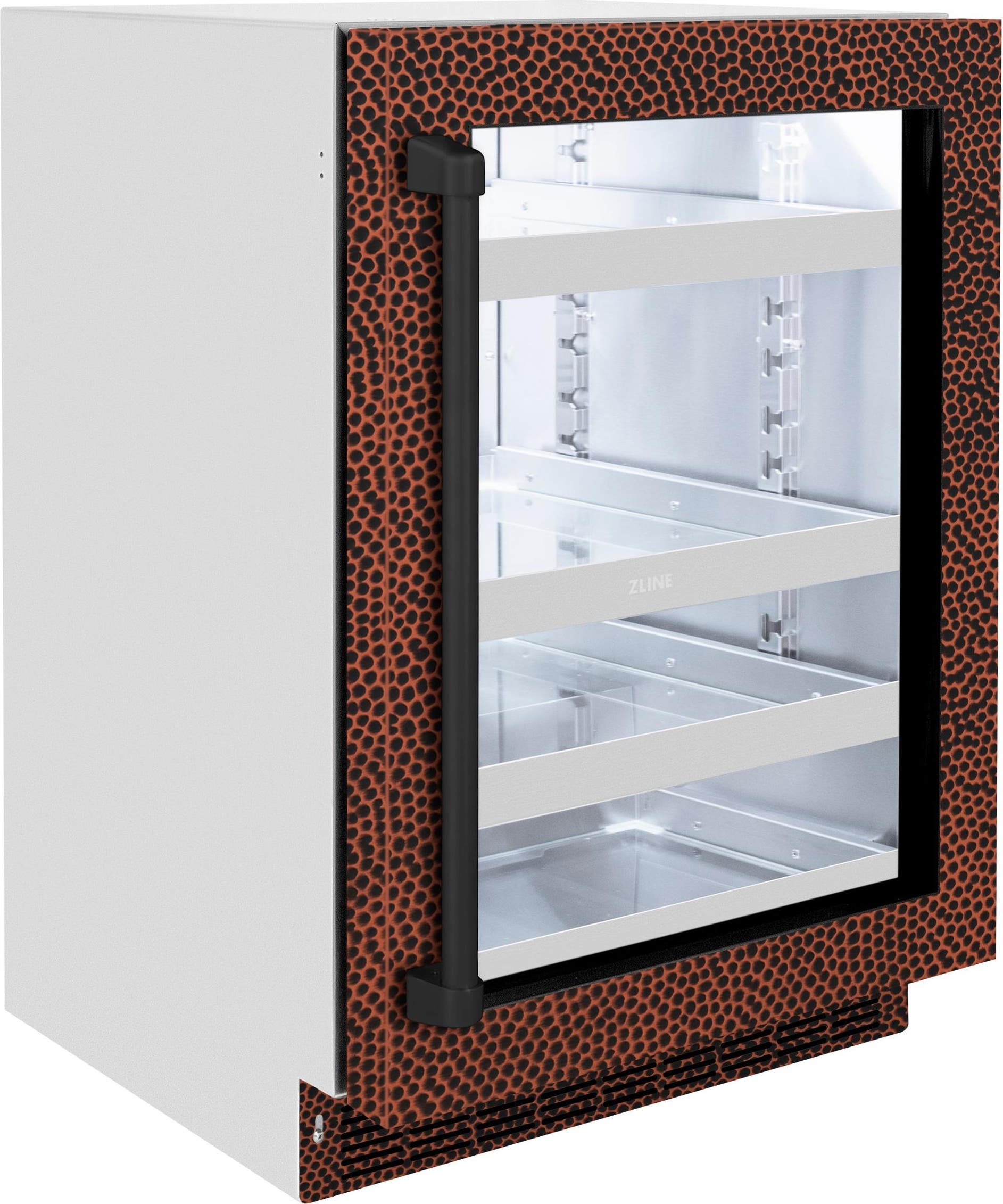 Zline RBSOHH24 Hand Hammered Copper Glass Door