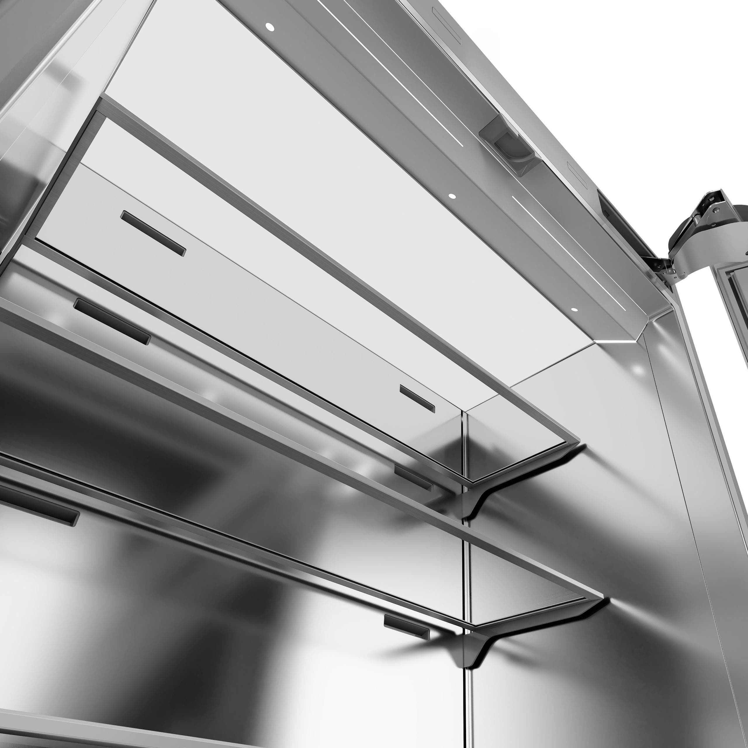 Zline SRBIVZWM36MB White Matte With Stainless Steel Interior And Matt...
