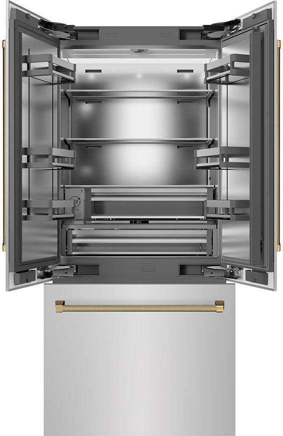 Zline SRBIVZ30436KG Stainless Steel With Stainless Steel Interior And ...
