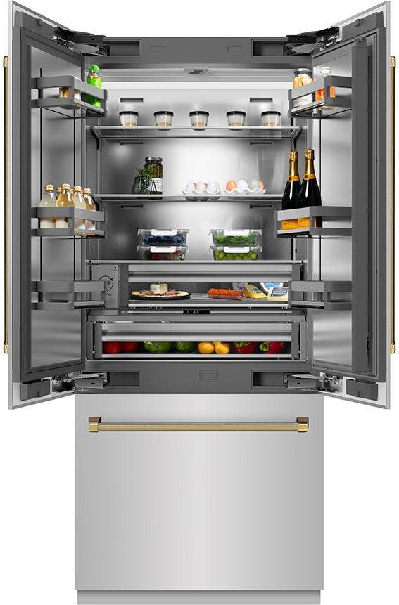 Zline SRBIVZ30436KG Stainless Steel With Stainless Steel Interior And ...