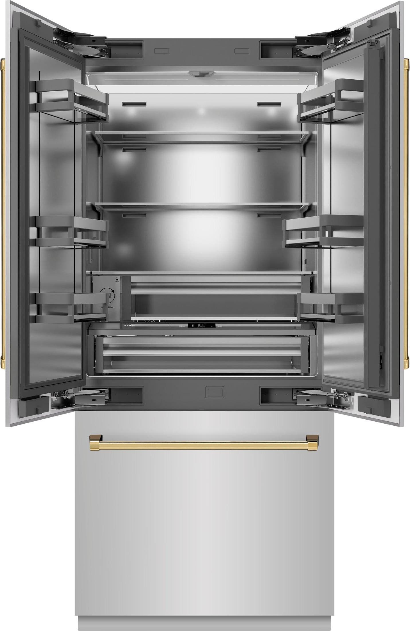 Zline SRBIVZ30436G Stainless Steel With Stainless Steel Interior And ...