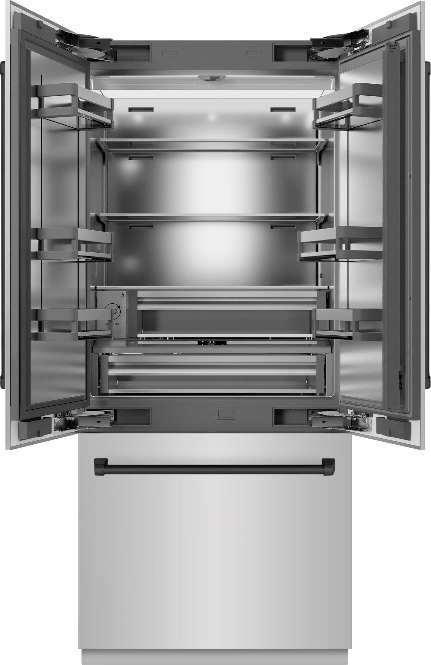 Zline SRBIVZ30436MB Stainless Steel With Stainless Steel Interior And ...