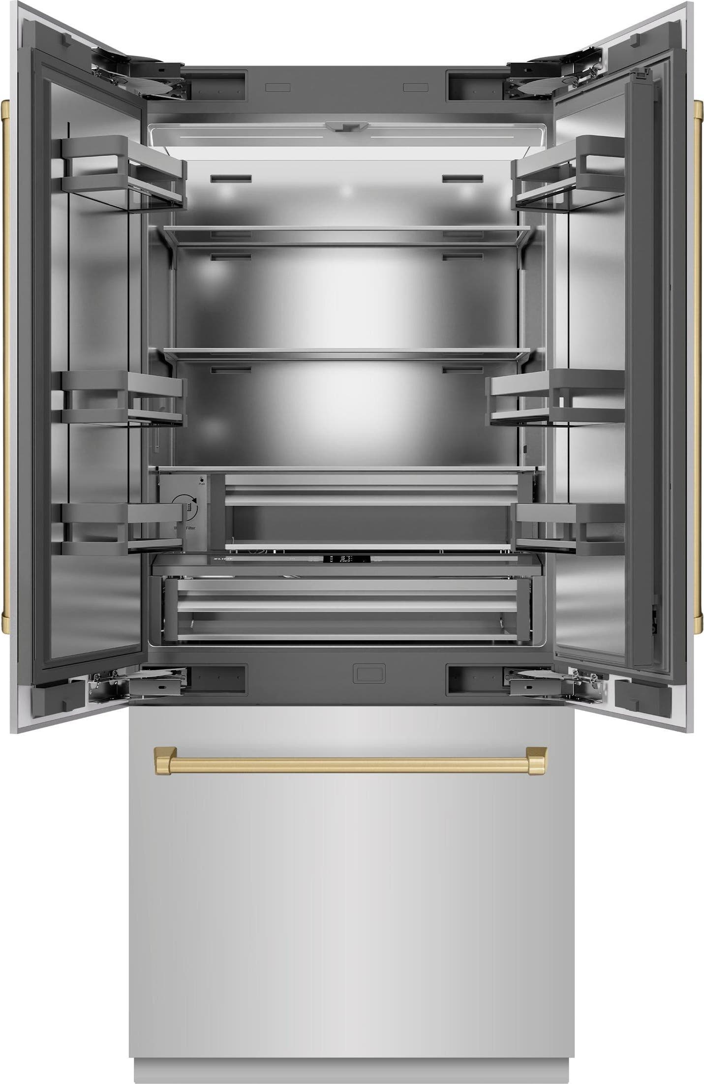 Zline SRBIVZ30436CB Stainless Steel With Stainless Steel Interior And ...