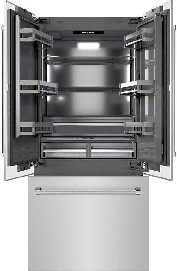 Zline GRBIVZ30436KPN Stainless Steel With Graphite Gray Interior And Po...