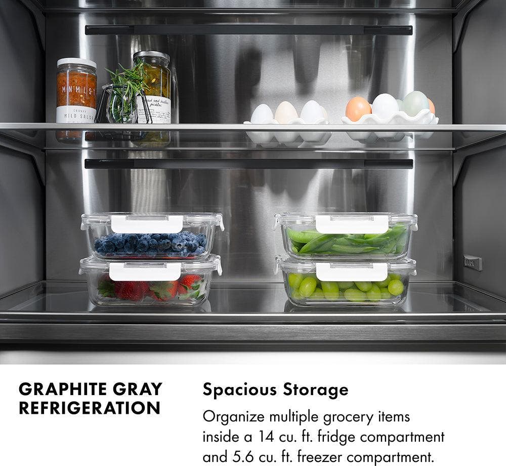 Zline GRBIVZ30436KPN Stainless Steel With Graphite Gray Interior And Po...