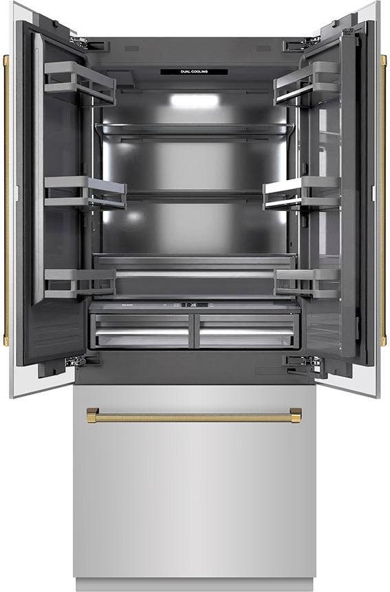 Zline GRBIVZ30436KG Stainless Steel With Graphite Gray Interior And Po...