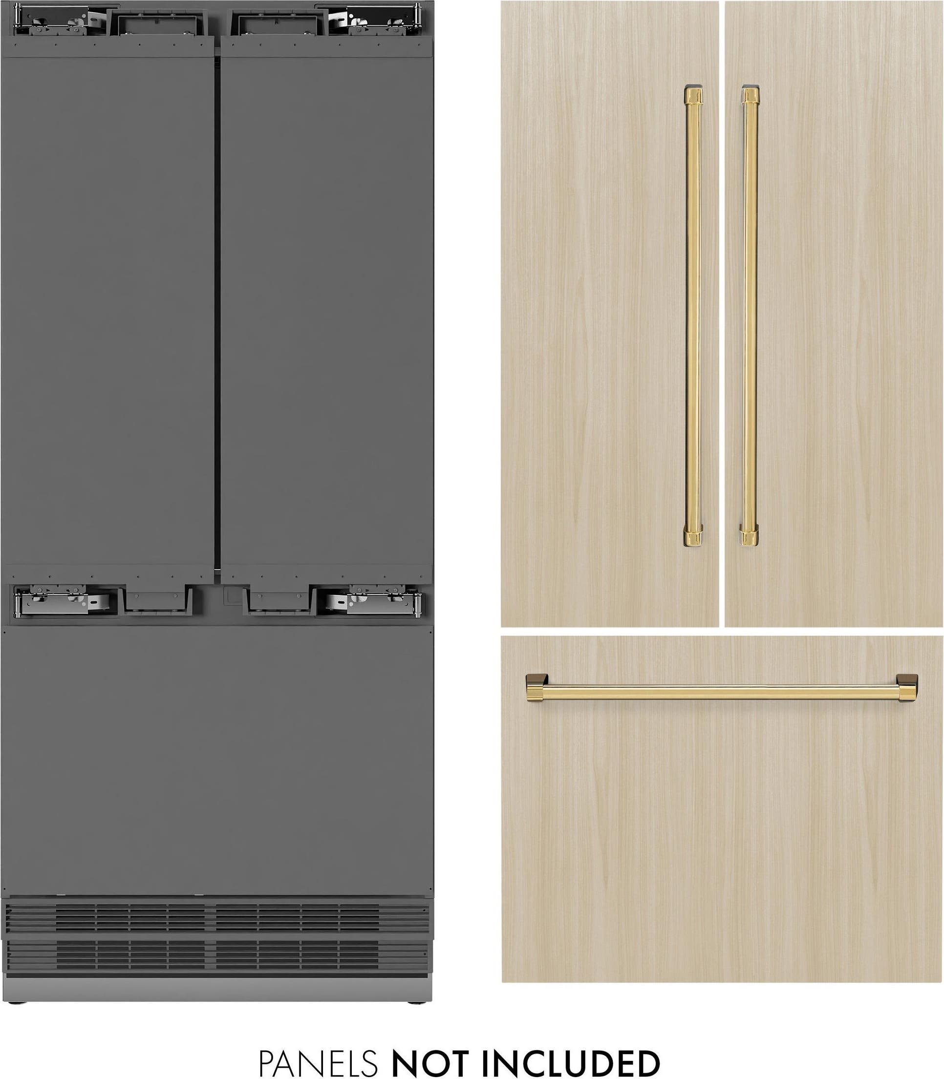 Zline SRBIVZ36G Panel Ready With Stainless Steel Interior And Poli...