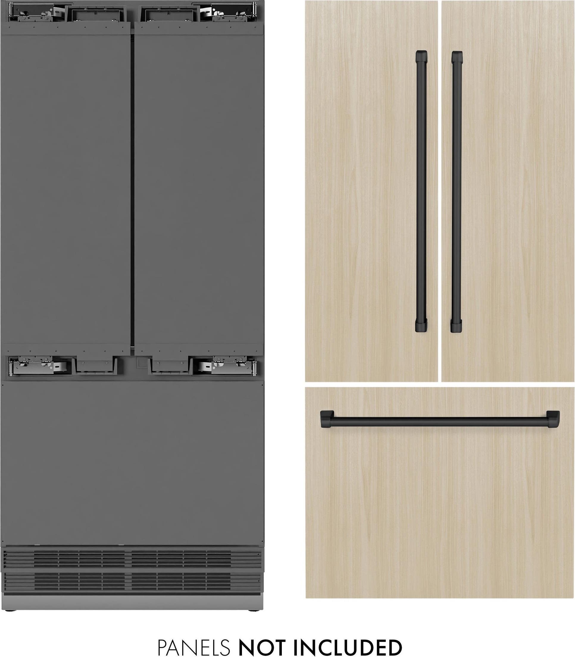 Zline SRBIVZ36MB Panel Ready With Stainless Steel Interior And Matt...