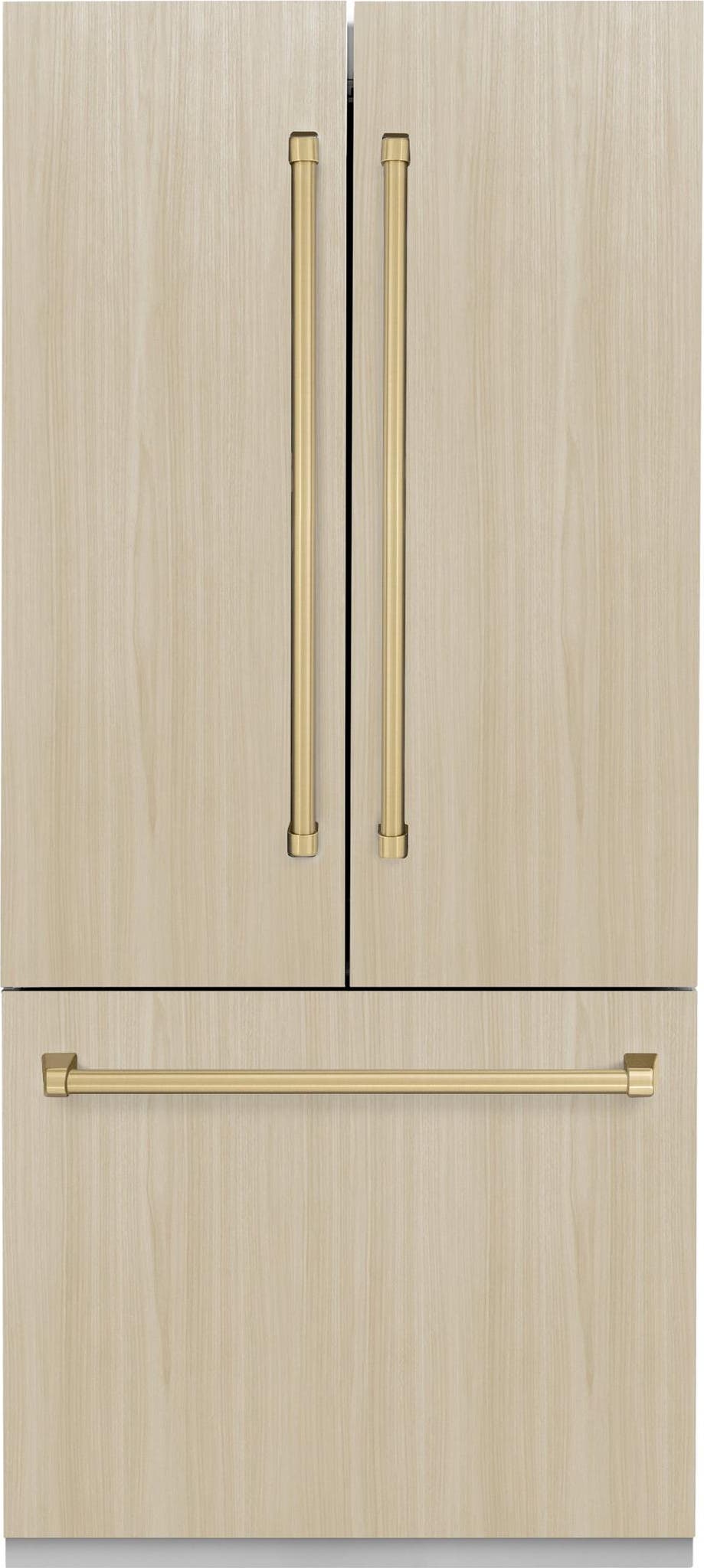 Zline SRBIVZ36CB Panel Ready With Stainless Steel Interior And Cham...
