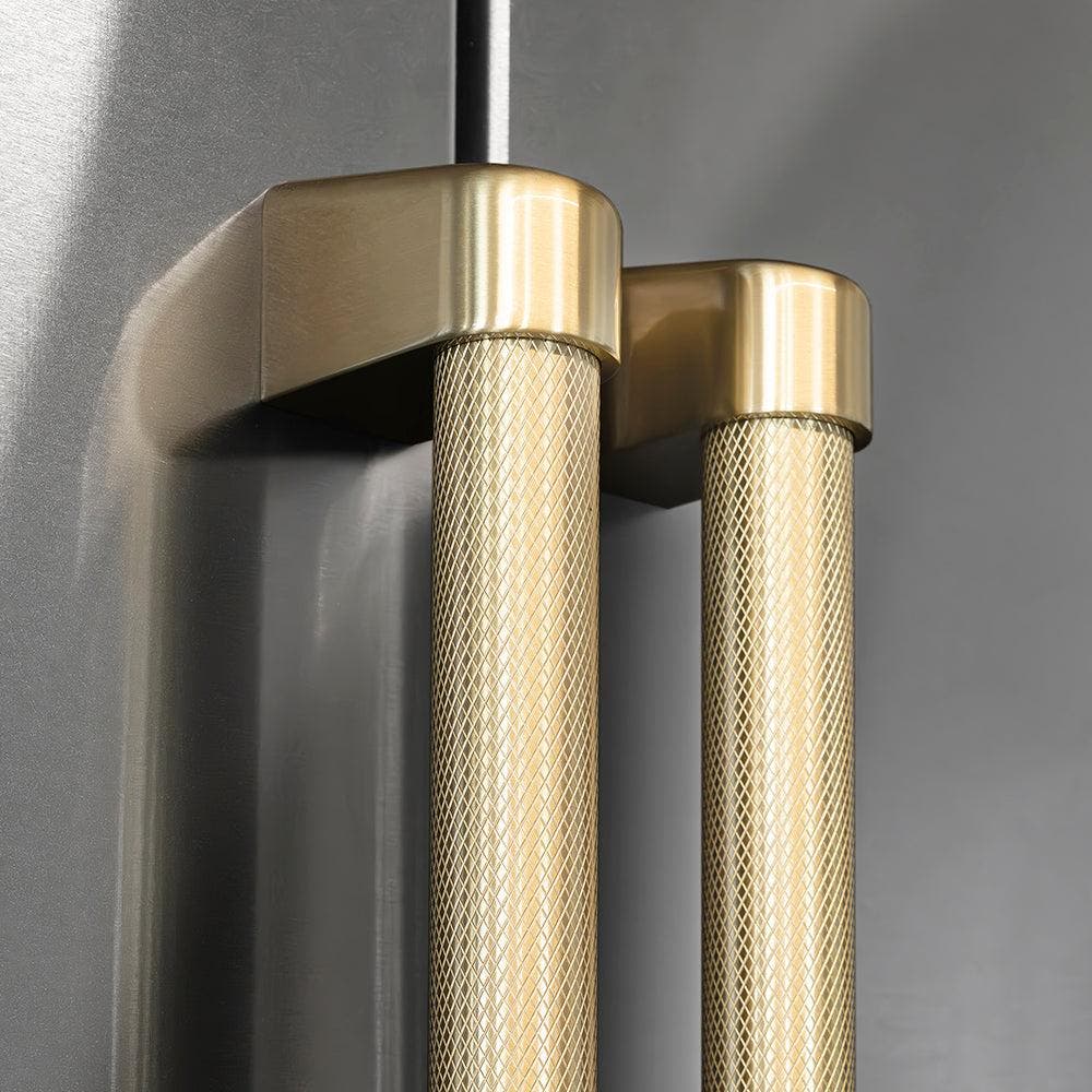 Zline RFMZ36KCB Fingerprint Resistant Stainless Steel And Champagn...