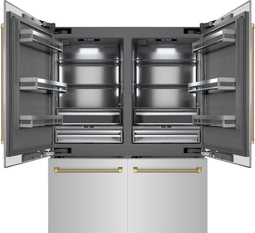 Zline GRBIVZ30460KCB Stainless Steel With Graphite Gray Interior And Ch...
