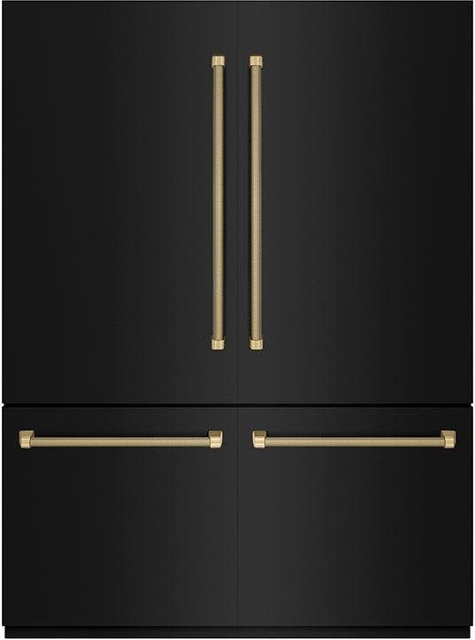 Zline GRBIVZBS60KCB Black Stainless Steel With Graphite Gray Interior ...