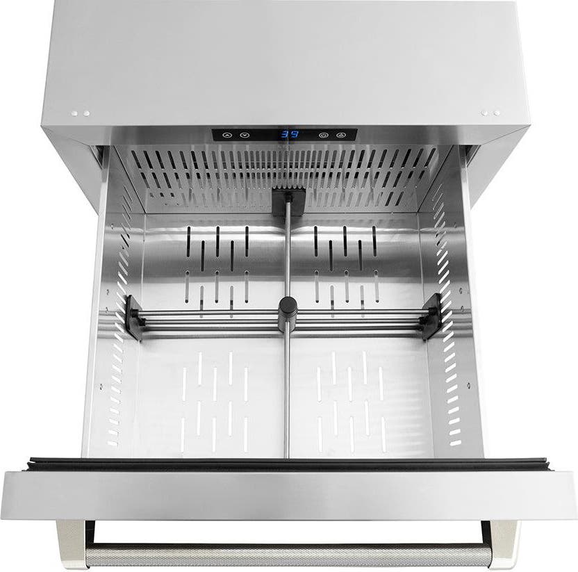 Zline RDSOZST24KPN Stainless Steel Doors And Polished Nickel Helix Ha...