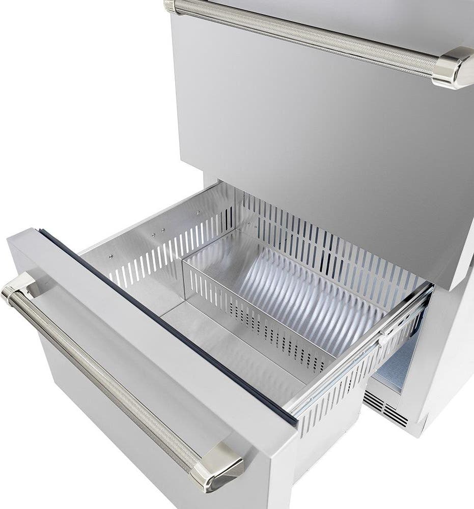 Zline RDSOZST24KPN Stainless Steel Doors And Polished Nickel Helix Ha...
