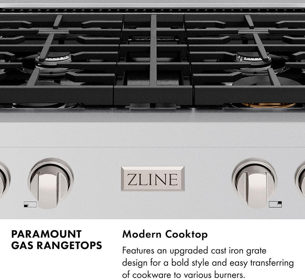 Zline PSRTZ48CB Stainless Steel And Champagne Bronze Accents