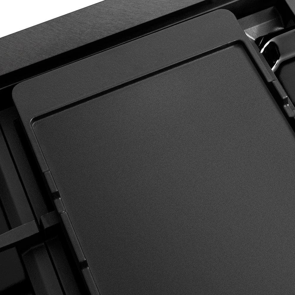 Zline PSRTBSZ48MBCB Black Satin Stainless Steel With Matte Black And C...